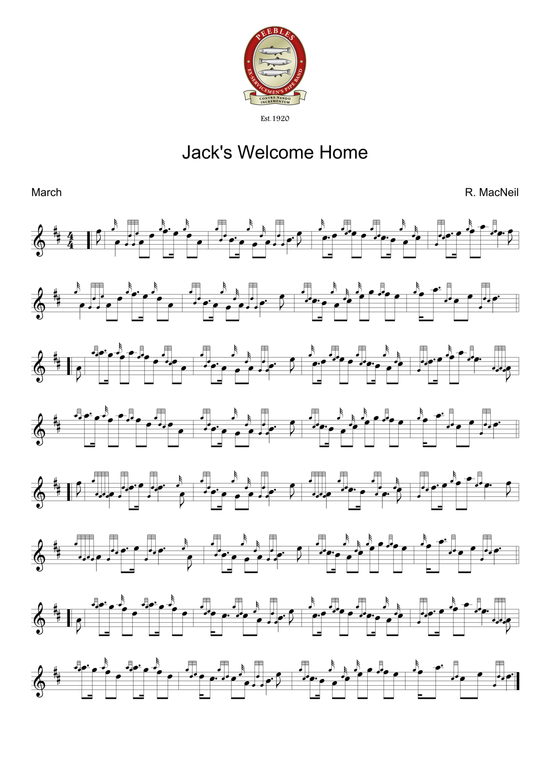 Jack’s Welcome Home
