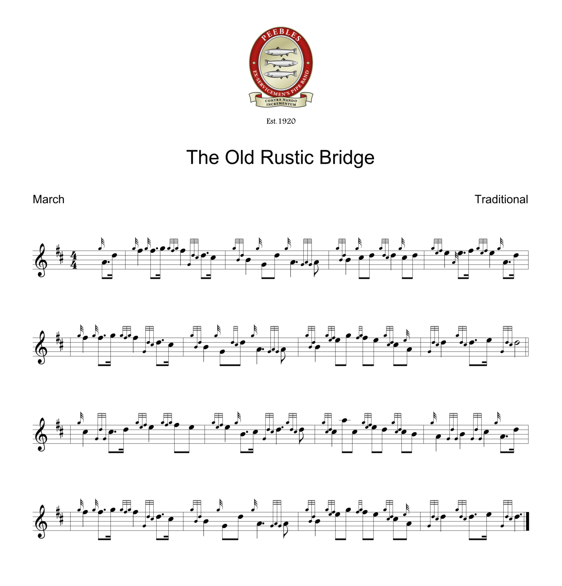 The Old Rustic Bridge